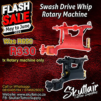 Swash Drive Whip Rotary machine