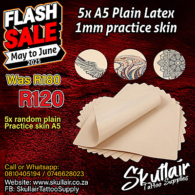 Practice Skin plain latex tattoo