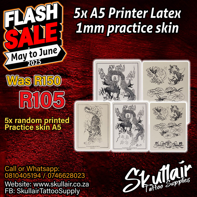 Practice Skin Printer latex tattoo