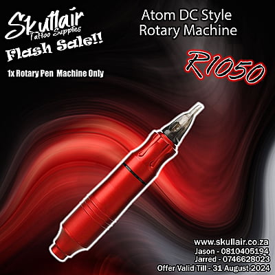 Rotary Atom Style Pen Tattoo machine 3.5mm Stroke length