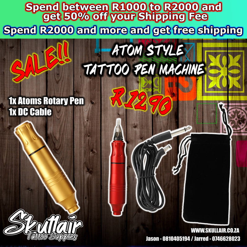 Rotary Atom Style Pen Tattoo machine