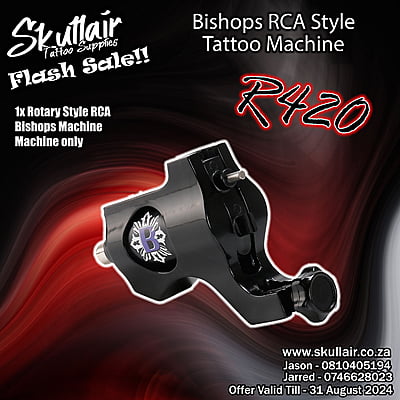 Rotary Bishops style tattoo machine (RCA)