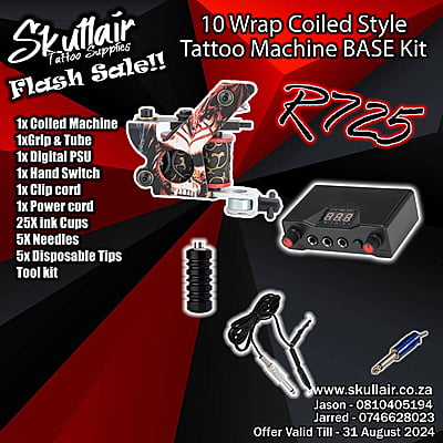 10 wrap coiled single  Machine Base Kit