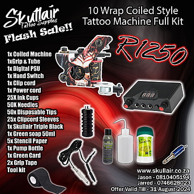 10 wrap coiled Single Machine Full Kit