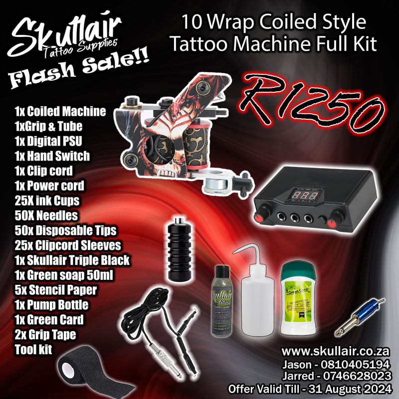 10 wrap coiled Single Machine Full Kit