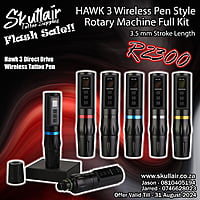 Rotary Hawk 3 Wireless Pen with built in battery 3.5mm Stroke Length