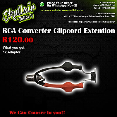 Clip Cord RCA  Extention (Each)