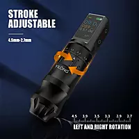 Adjustable Stroke Length Wireless Tattoo Pen