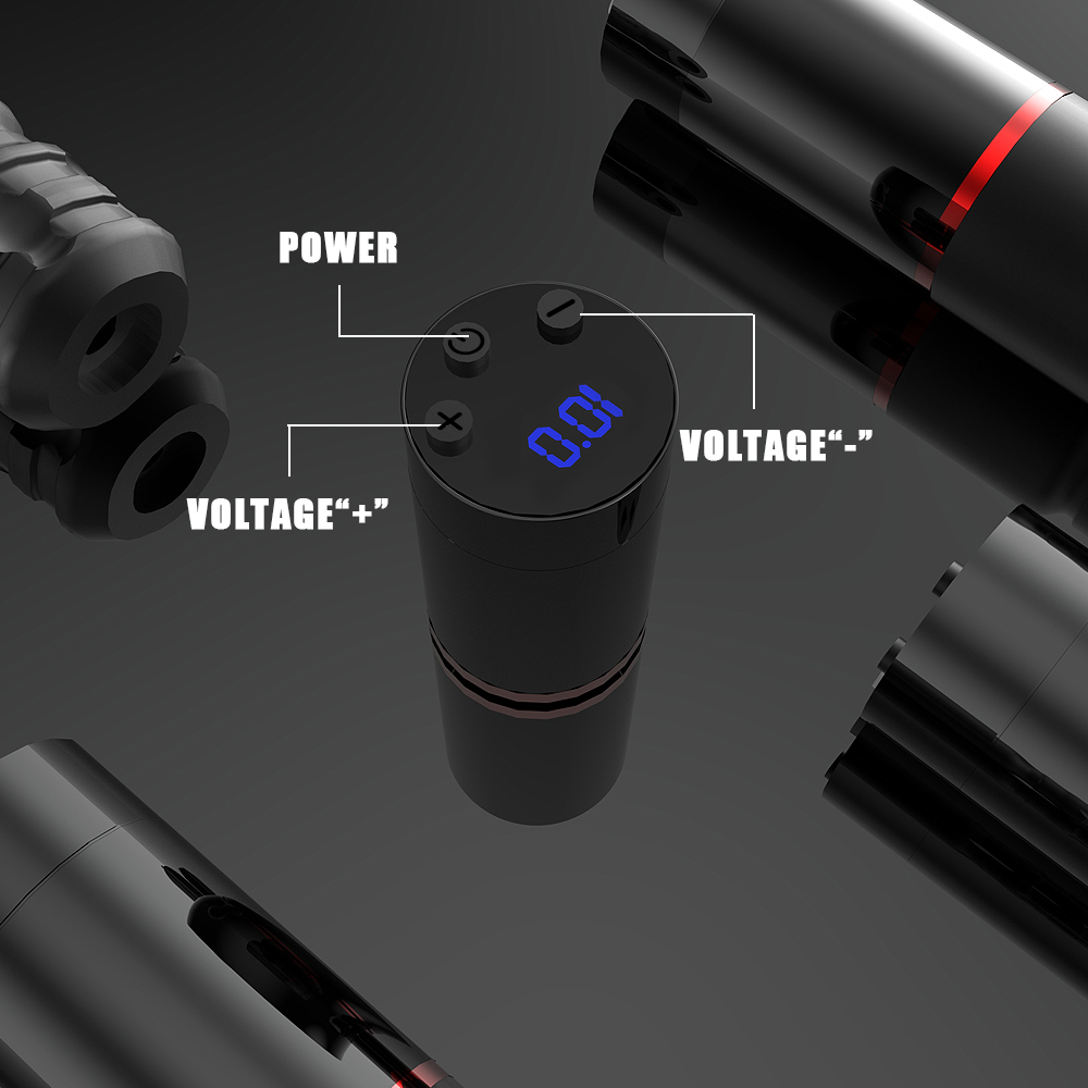 Rotary Tattoo Pen Wireless Tattoo Power Supply