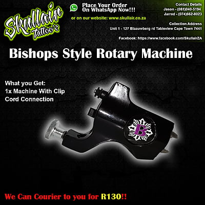 Rotary Bishops style tattoo machine