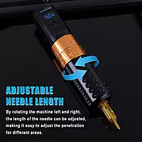 Entry Level Adjustable Stroke Length Wireless Tattoo Pen