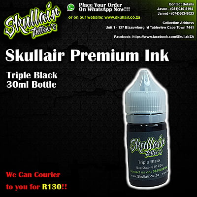 Skullair Ink Premium Triple Black - 30ml