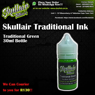 Traditional Green 30ml - Skullair