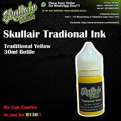 Traditional Yellow 30ml - Skullair