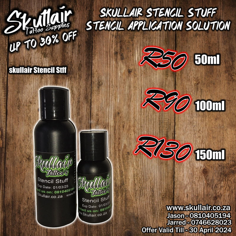 Stencil Stuff - Skullair Brand - 150ml