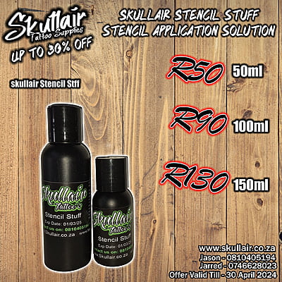 Stencil Stuff - Skullair Brand - 50ml