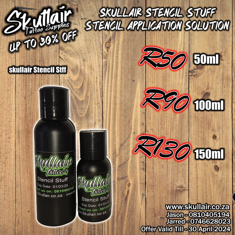 Stencil Stuff - Skullair Brand - 50ml