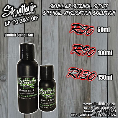 Stencil Stuff - Skullair Brand - 100ml