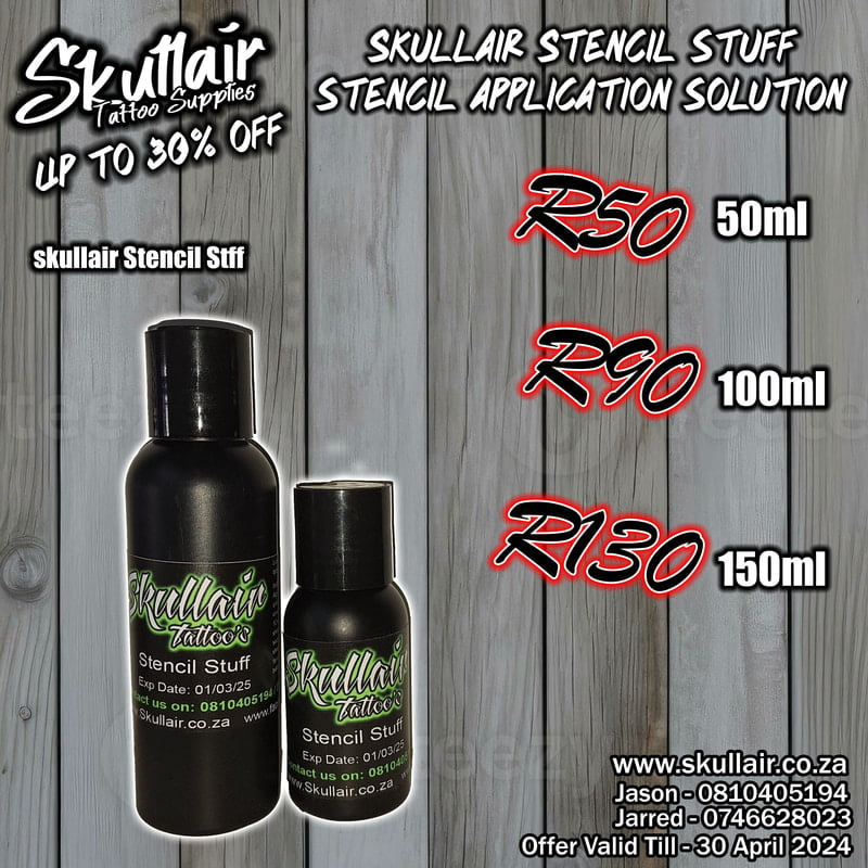 Stencil Stuff - Skullair Brand - 100ml