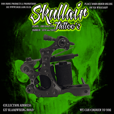 Coiled tattoo machine Iron Chassis (10 Wrap Pro)