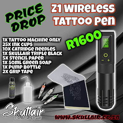 Z1 Wireless Tattoo Pen machine Kit